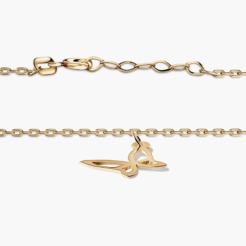 Bransoletka motyl Savicki: złota 585